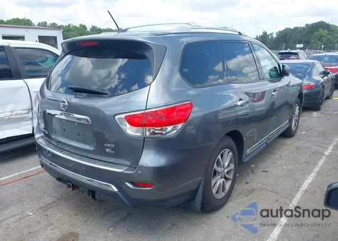 2015 Nissan Pathfinder Sl из США, поврежденный, VIN 5N1AR2MM8FC709412